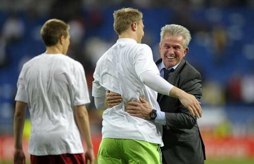 Der FCB feiert den Einzug ins CL-Finale 2012