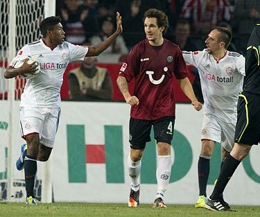 Hannover 96 - FC Bayern 2:1 (1:0)