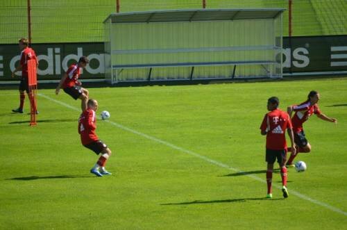 FCB-Training mit Robben, Olic & Co.