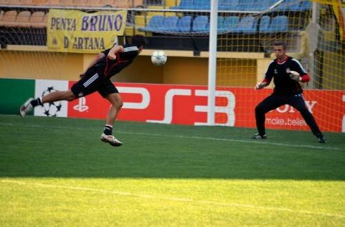 FCB im El Madrigal.