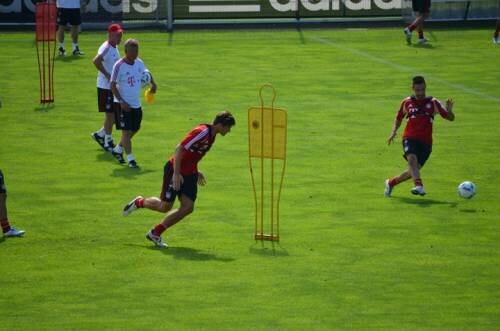 FCB Training with Boateng and Usami