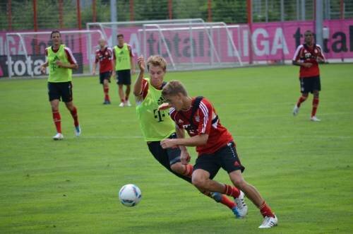 FCB Training with Boateng and Usami