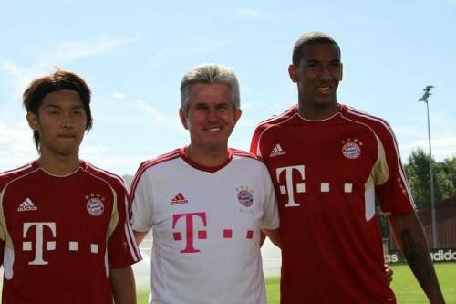 FCB Training with Boateng and Usami