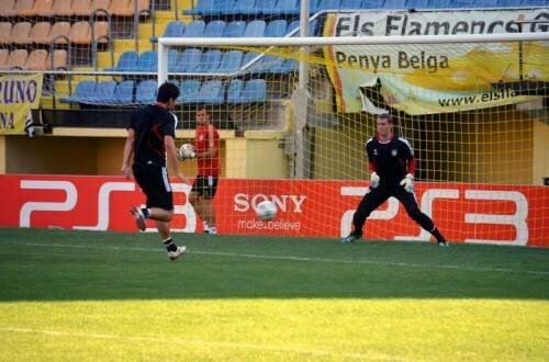 FCB im El Madrigal.