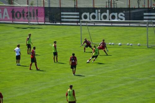 FCB Training with Boateng and Usami