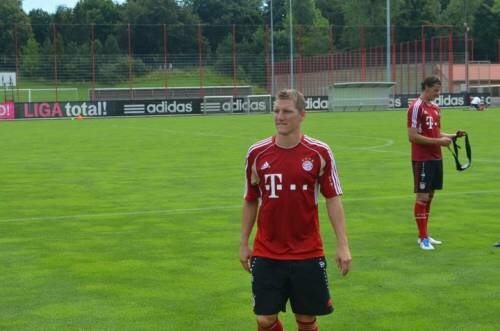 FCB Training with Boateng and Usami