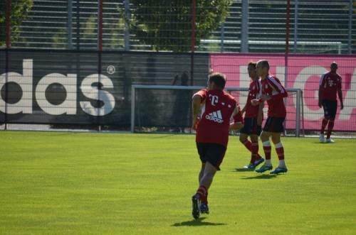 FCB-Training mit Robben, Olic & Co.