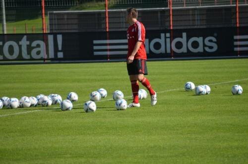 FCB-Training mit Robben, Olic & Co.
